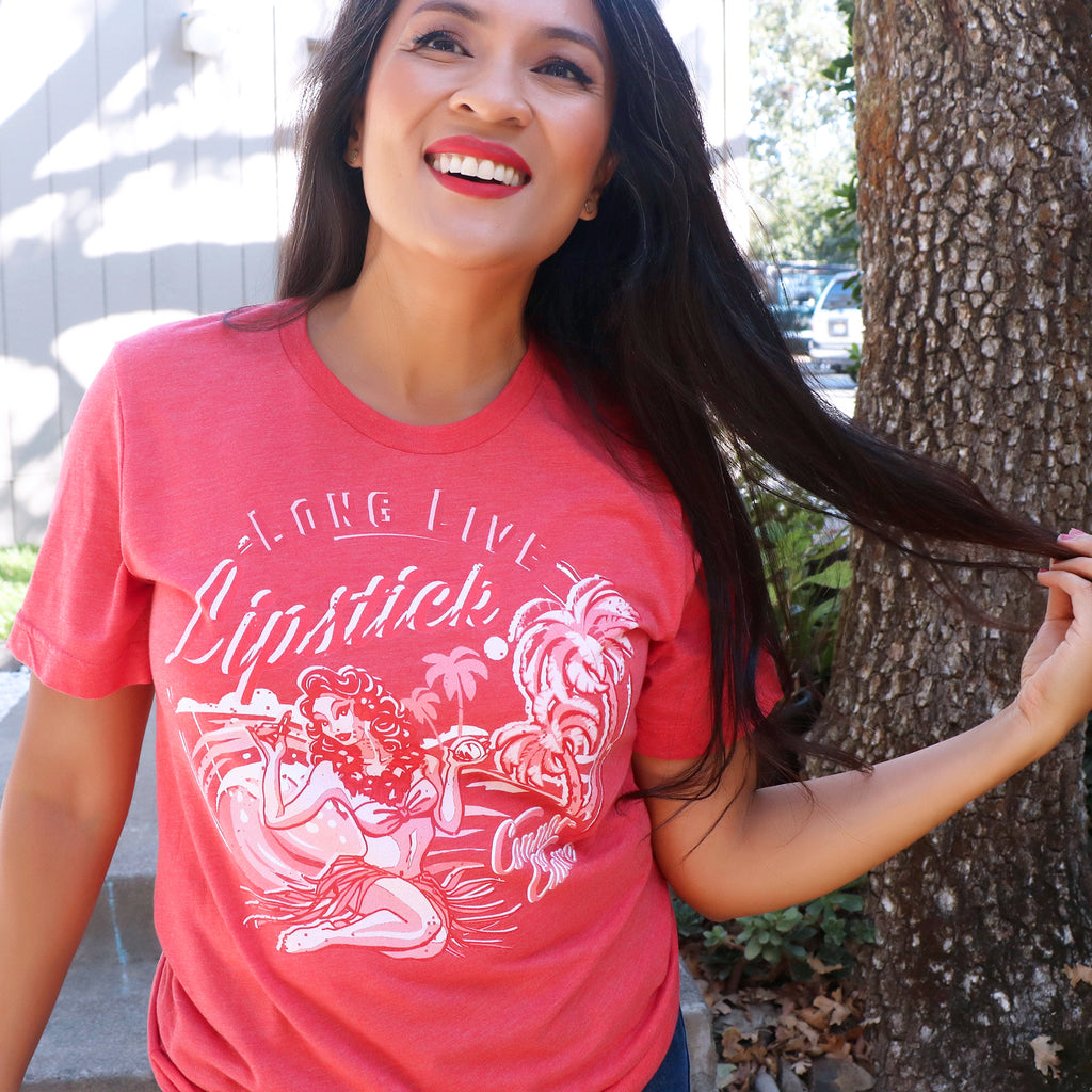 Long Live Lipstick Tee