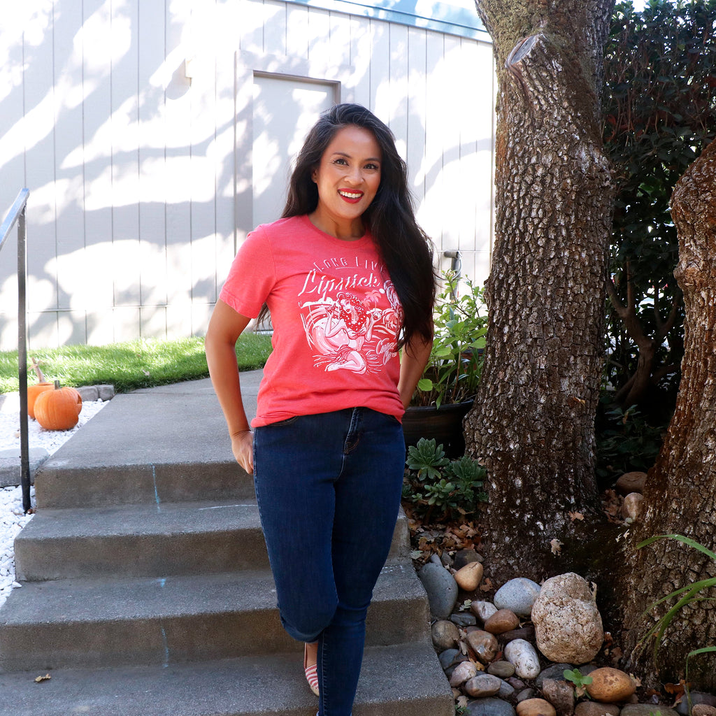Long Live Lipstick Tee