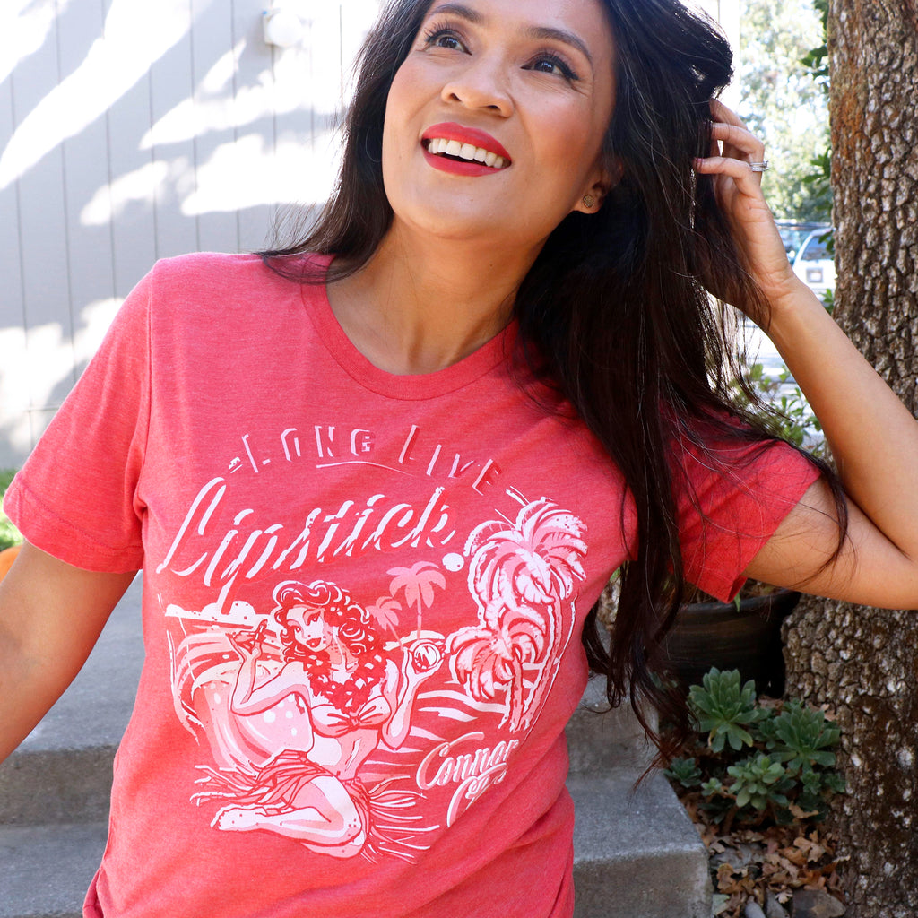 Long Live Lipstick Tee