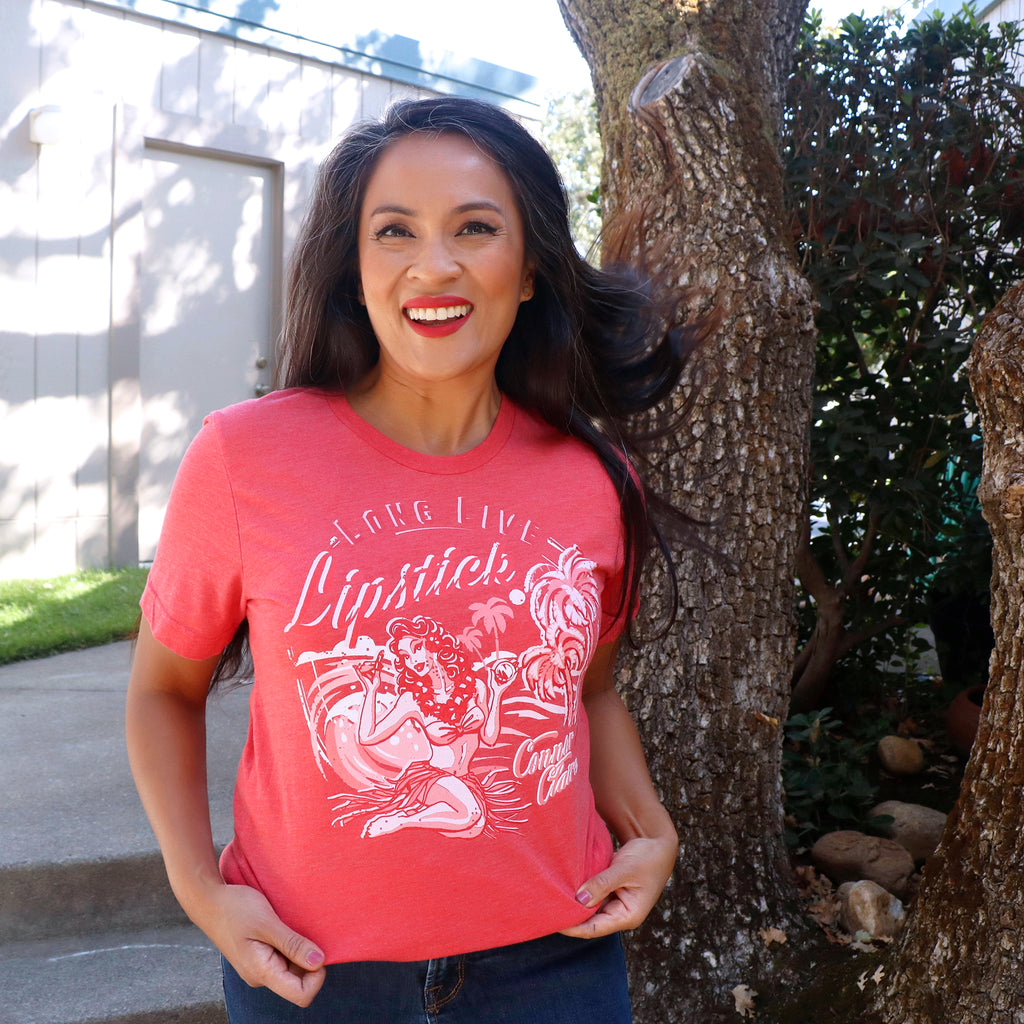 Long Live Lipstick Tee