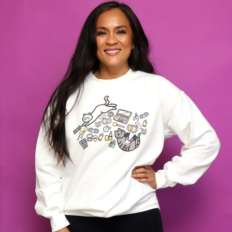 Cats & Makeup Sweatshirt