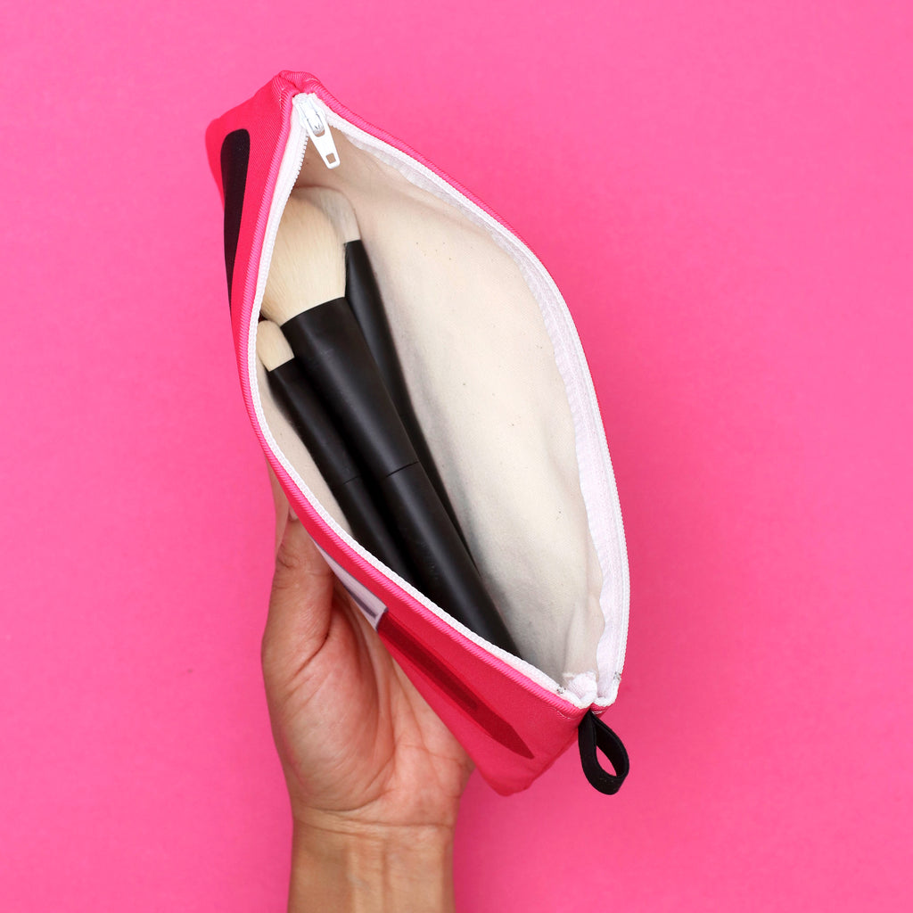 Drawn to Lipstick Makeup Bag