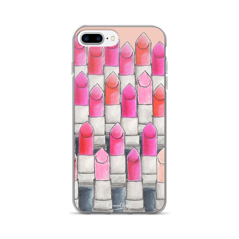 Attention Lipsticks iPhone Case