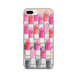Attention Lipsticks iPhone Case