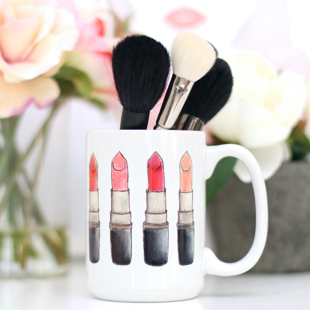 Lipstick Swatch-a-thon Mug