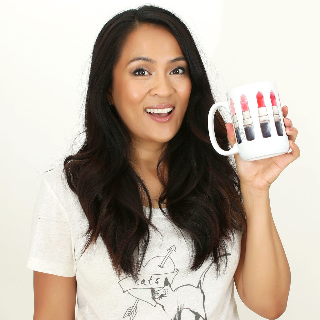 Lipstick Swatch-a-thon Mug