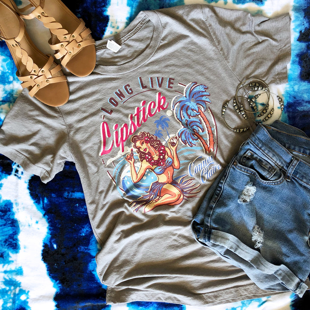 Long Live Lipstick Tee