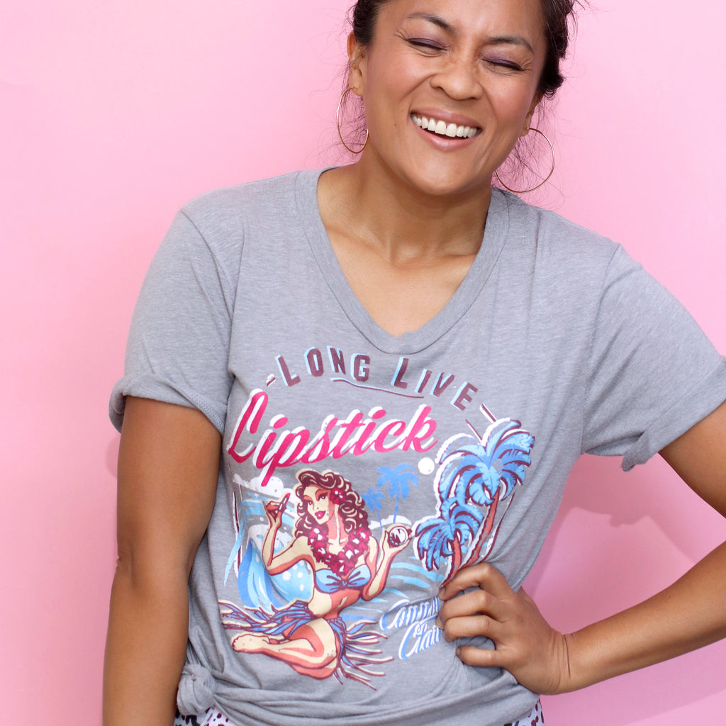 Long Live Lipstick Tee