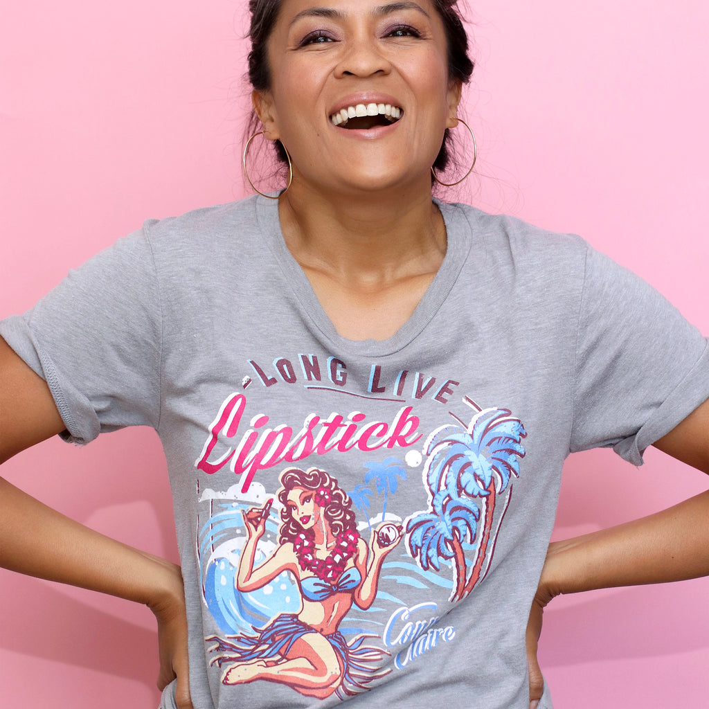 Long Live Lipstick Tee