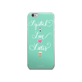 Lipstick Love Lattes iPhone Case