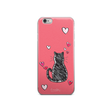 Kitty Thinker iPhone Case