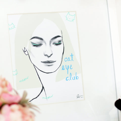 Cat Eye Club | 8"x10" Art Print