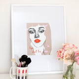 Lips Don't Lie | 8"x10" Art Print
