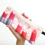Lipstick and Pearls Makeup Bag