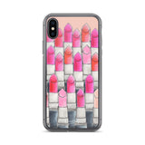 Attention Lipsticks iPhone Case