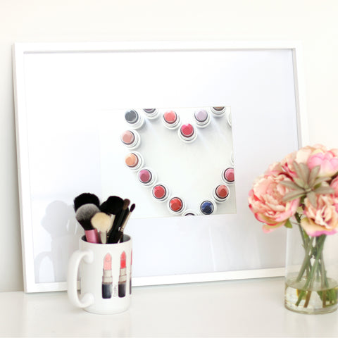 My Heart Beats for Lipstick | 8"x10" Art Print