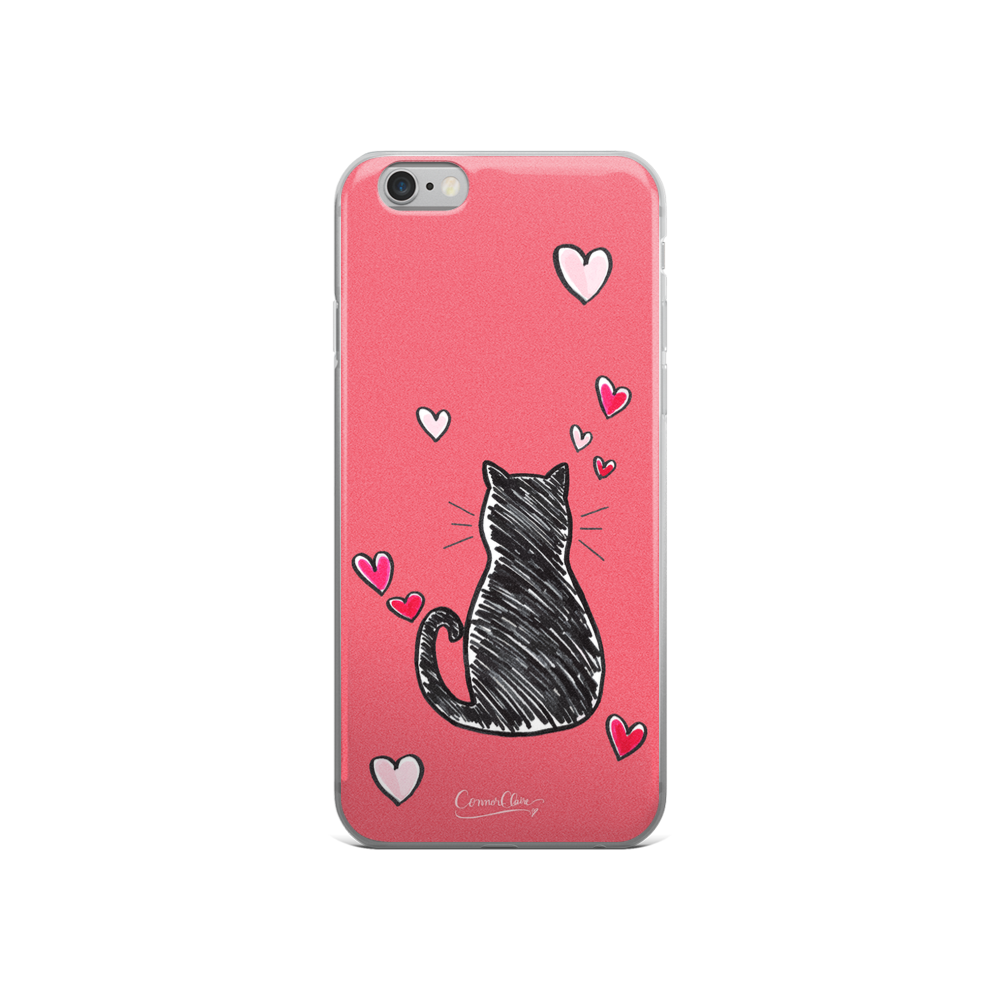 Kitty Thinker iPhone Case