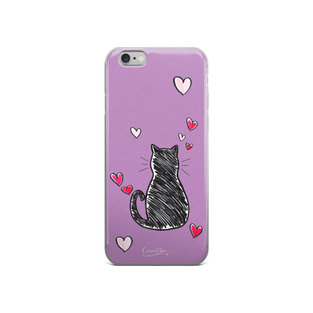 Kitty Thinker iPhone Case