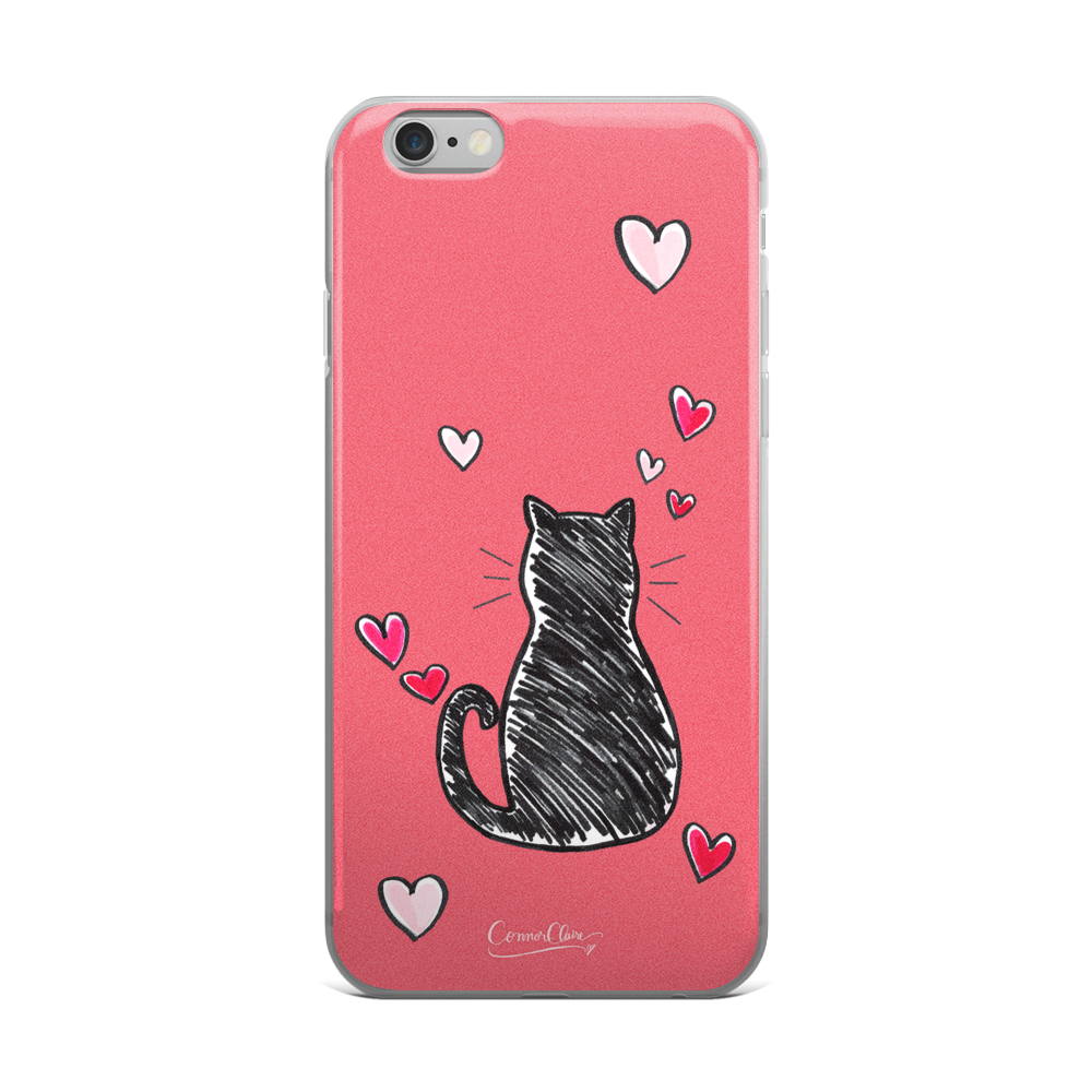 Kitty Thinker iPhone Case