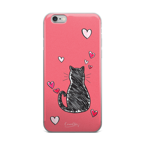 Kitty Thinker iPhone Case