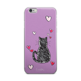 Kitty Thinker iPhone Case